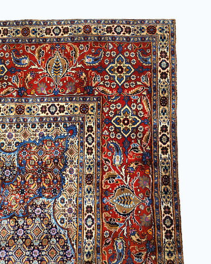 Groot Perzisch tapijt Moud 400x300 wollen vloerkleed handgeknoopt Iran