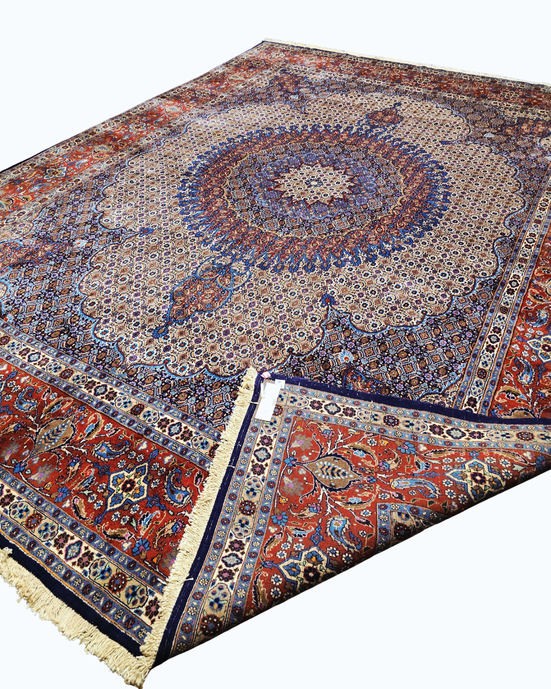 Groot Perzisch tapijt Moud 400x300 wollen vloerkleed handgeknoopt Iran