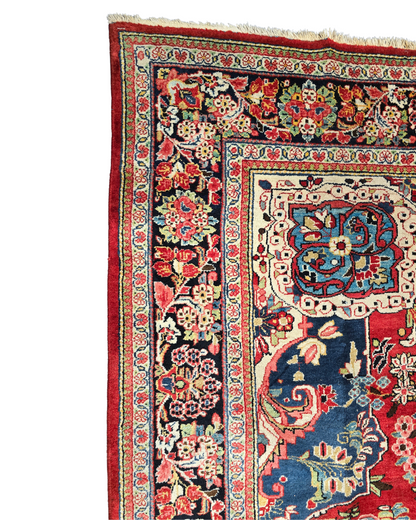 Groot Perzisch tapijt Lillian 370x280 wollen vloerkleed handgeknoopt Iran