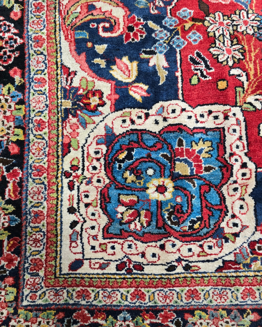 Groot Perzisch tapijt Lillian 370x280 wollen vloerkleed handgeknoopt Iran