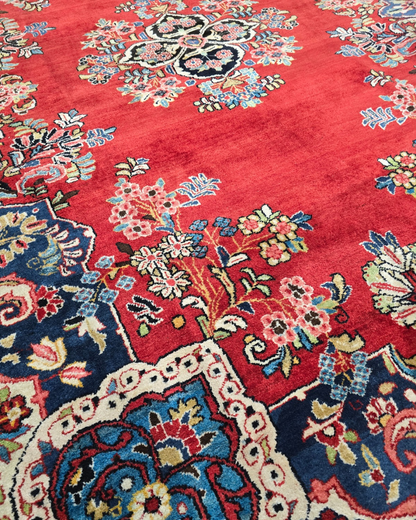 Groot Perzisch tapijt Lillian 370x280 wollen vloerkleed handgeknoopt Iran