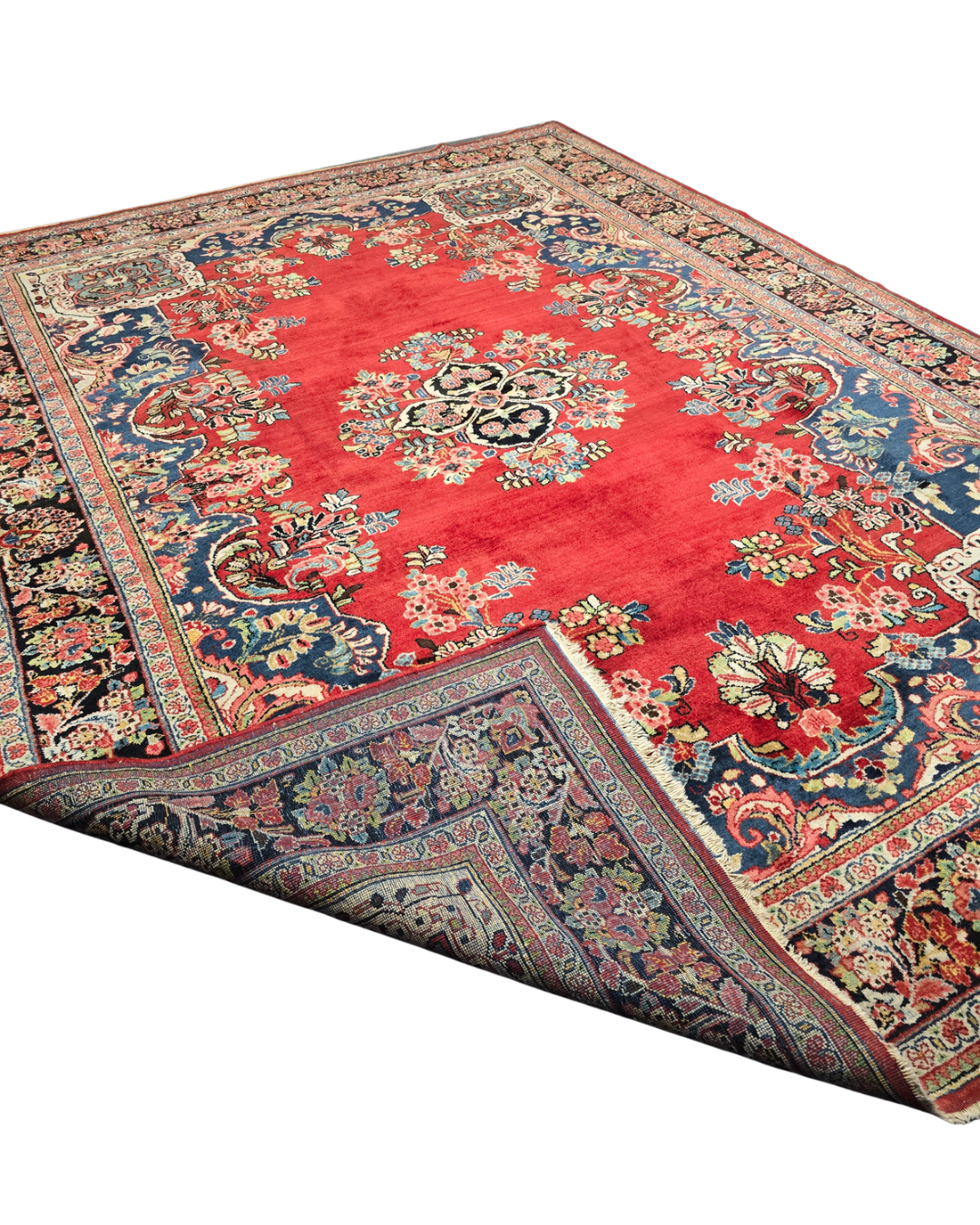 Groot Perzisch tapijt Lillian 370x280 wollen vloerkleed handgeknoopt Iran