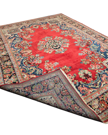 Groot Perzisch tapijt Lillian 370x280 wollen vloerkleed handgeknoopt Iran