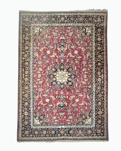 Groot Perisch tapijt Mashad 450x300 wollen vloerkleed iran handgeknoopt