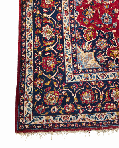 Groot Perisch tapijt Mashad 450x300 wollen vloerkleed iran handgeknoopt