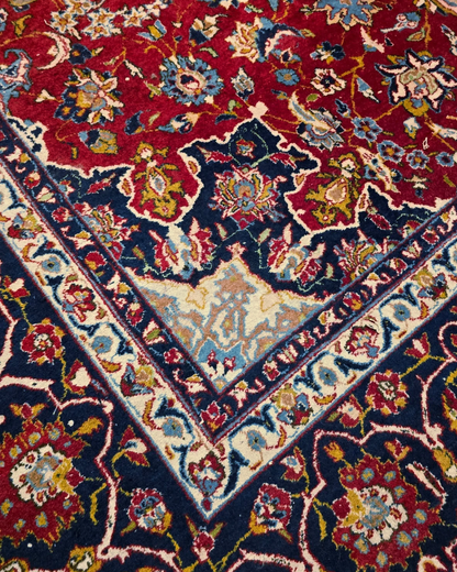 Groot Perisch tapijt Mashad 450x300 wollen vloerkleed iran handgeknoopt