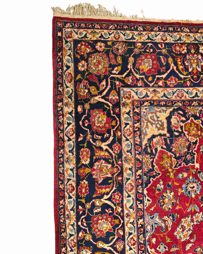 Groot Perisch tapijt Mashad 450x300 wollen vloerkleed iran handgeknoopt