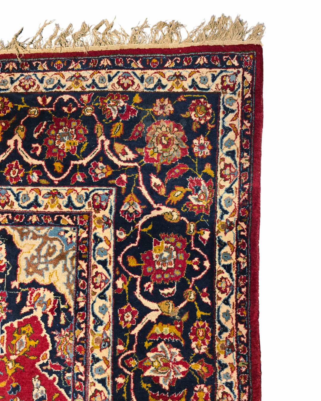 Groot Perisch tapijt Mashad 450x300 wollen vloerkleed iran handgeknoopt