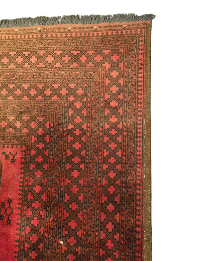 Groot Perzisch tapijt Ersari 350x250 wollem vloerkleed handgeknoopt Turkmenistan