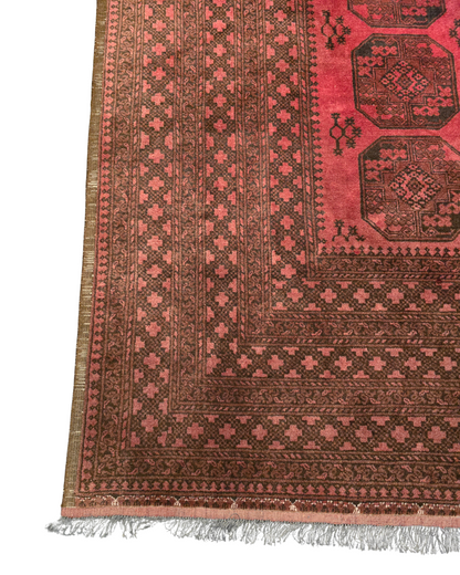 Groot Perzisch tapijt Ersari 350x250 wollem vloerkleed handgeknoopt Turkmenistan