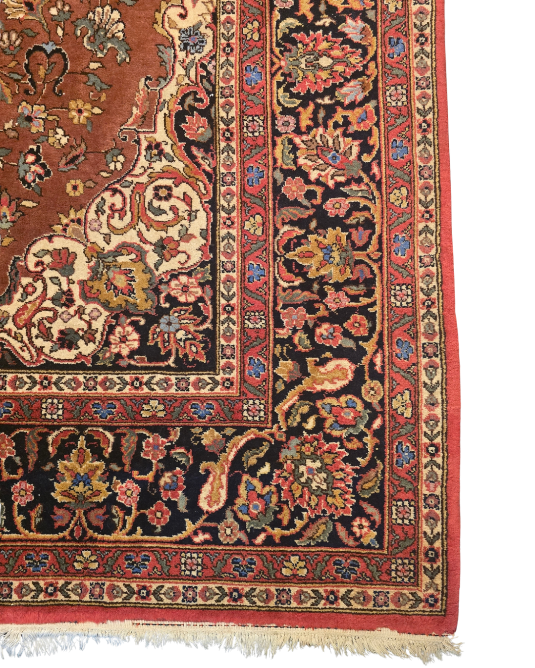 Groot Perzisch tapijt Mashad 340x225 wollen vloerkleed iran