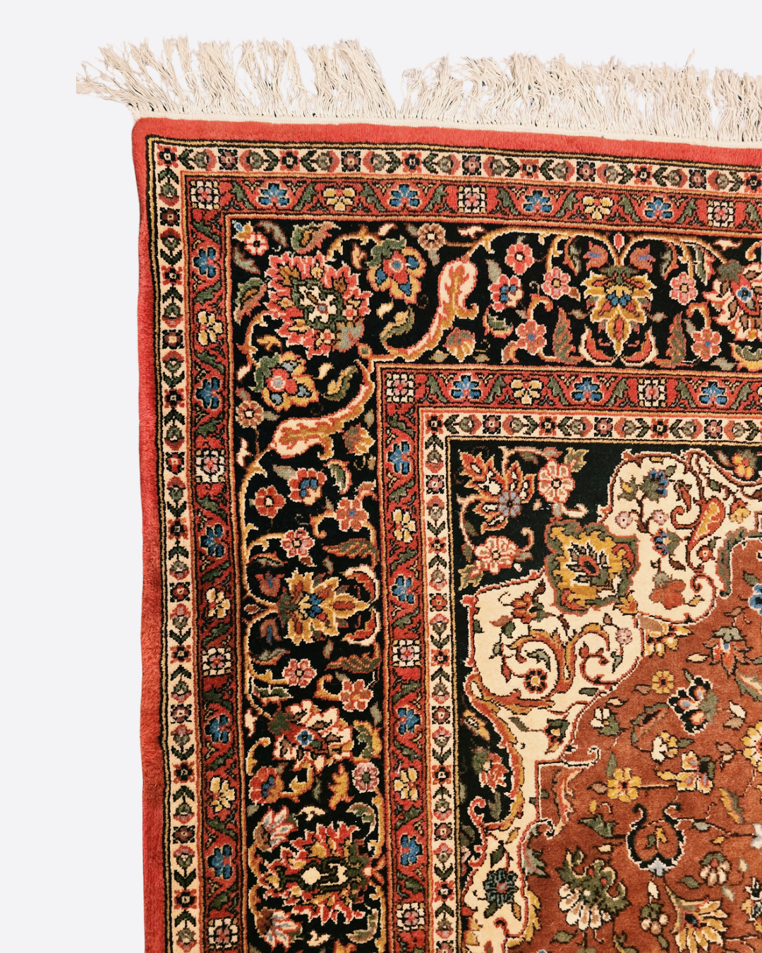 Groot Perzisch tapijt Mashad 340x225 wollen vloerkleed iran