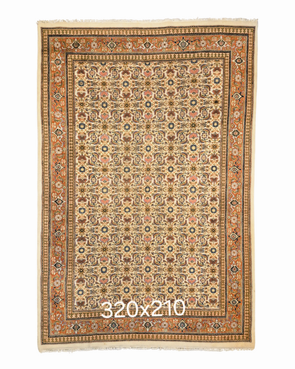 Groot Perzisch tapijt Herati 320x210 wollen vloerkleed iran