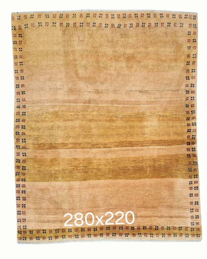 Perzisch Tapijt Gabbeh 280x220 wollen vloerkleed Iran
