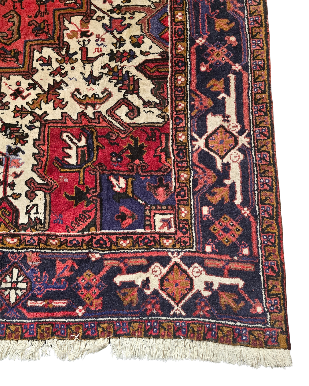 Groot Perzisch tapijt Heriz 250x350 wollen vloerkeed Iran