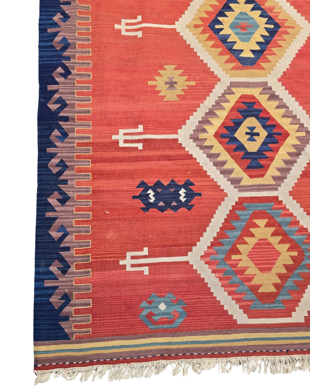 Tribal Kelim Iran 250x210 handgeweven wollen vloerkleed