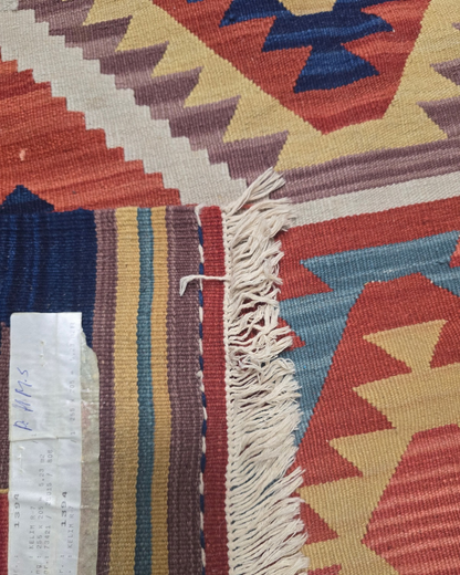 Tribal Kelim Iran 250x210 handgeweven wollen vloerkleed