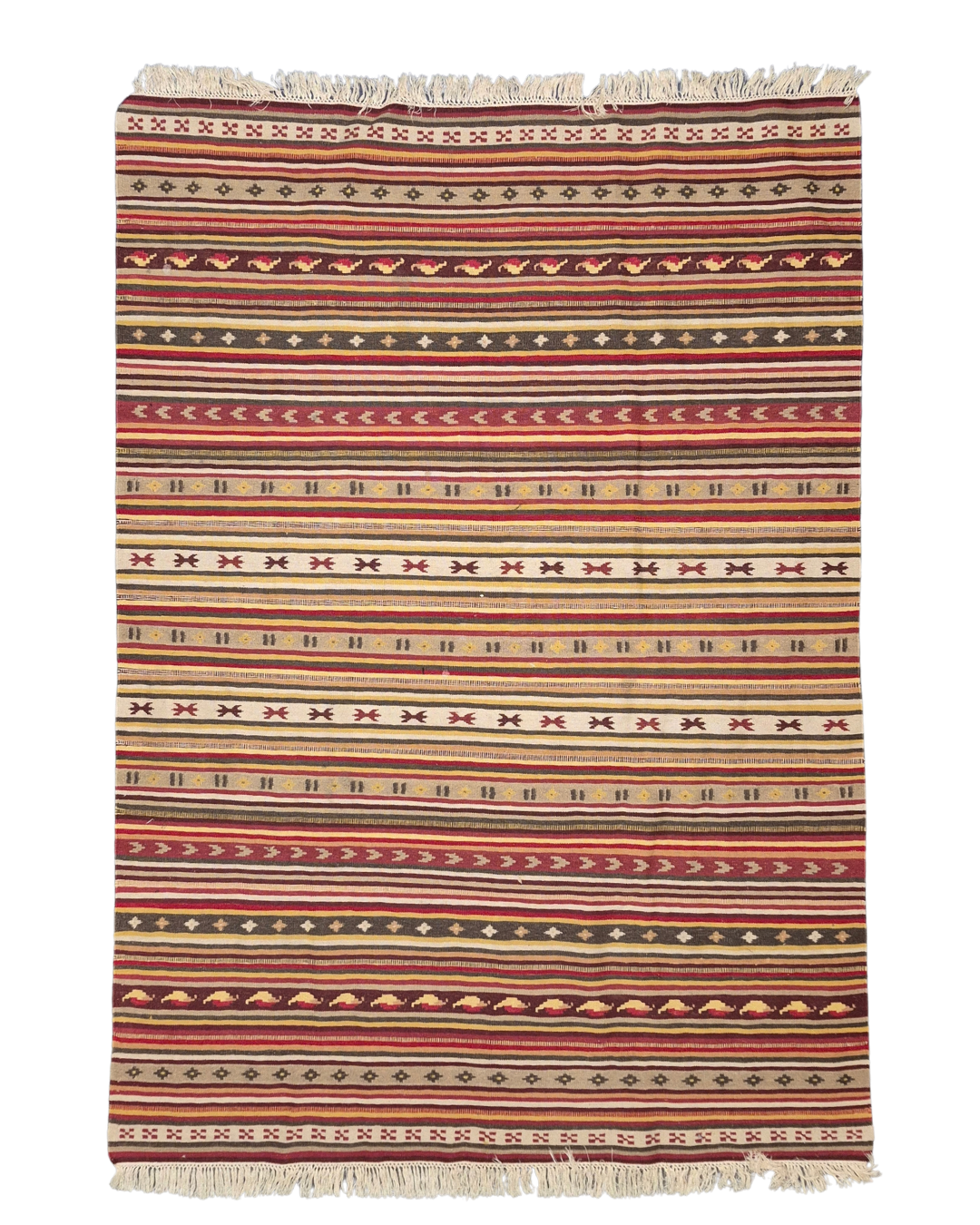 Tribal Kelim Turkije 240x170 handgeweven wollen vloerkleed