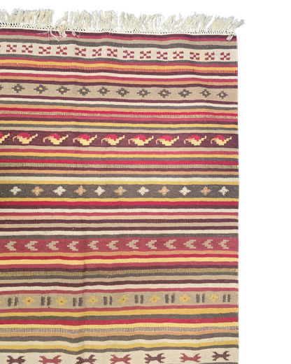 Tribal Kelim Turkije 240x170 handgeweven wollen vloerkleed