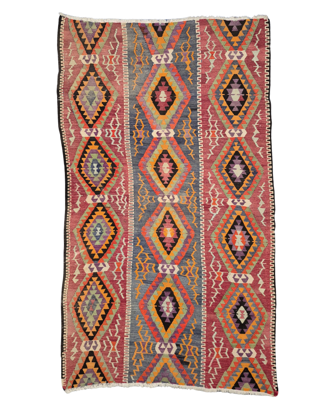 Tribal Kelim Iran 300x180 handgeweven wollen vloerkleed