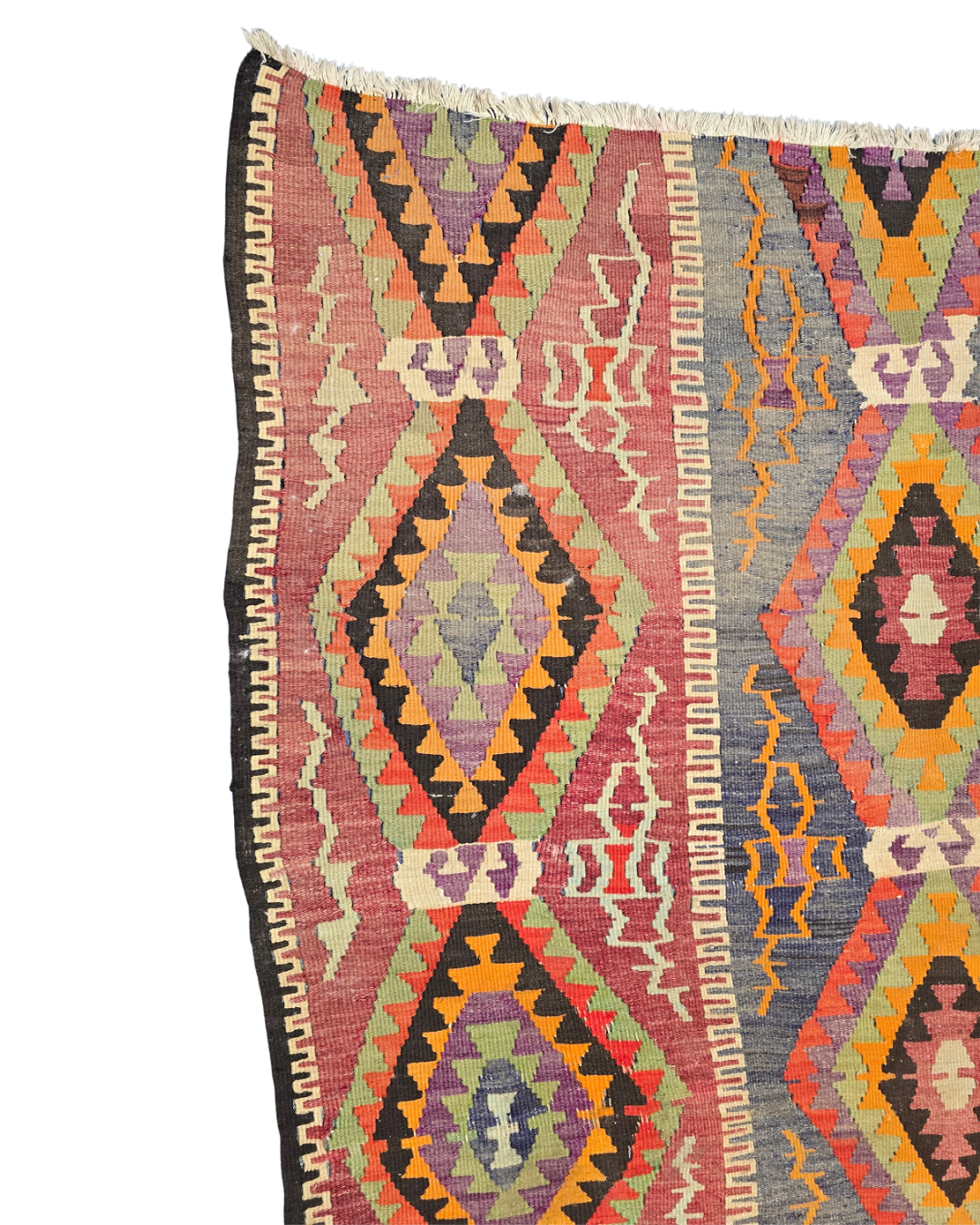 Tribal Kelim Iran 300x180 handgeweven wollen vloerkleed
