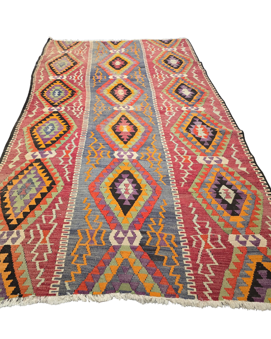 Tribal Kelim Iran 300x180 handgeweven wollen vloerkleed