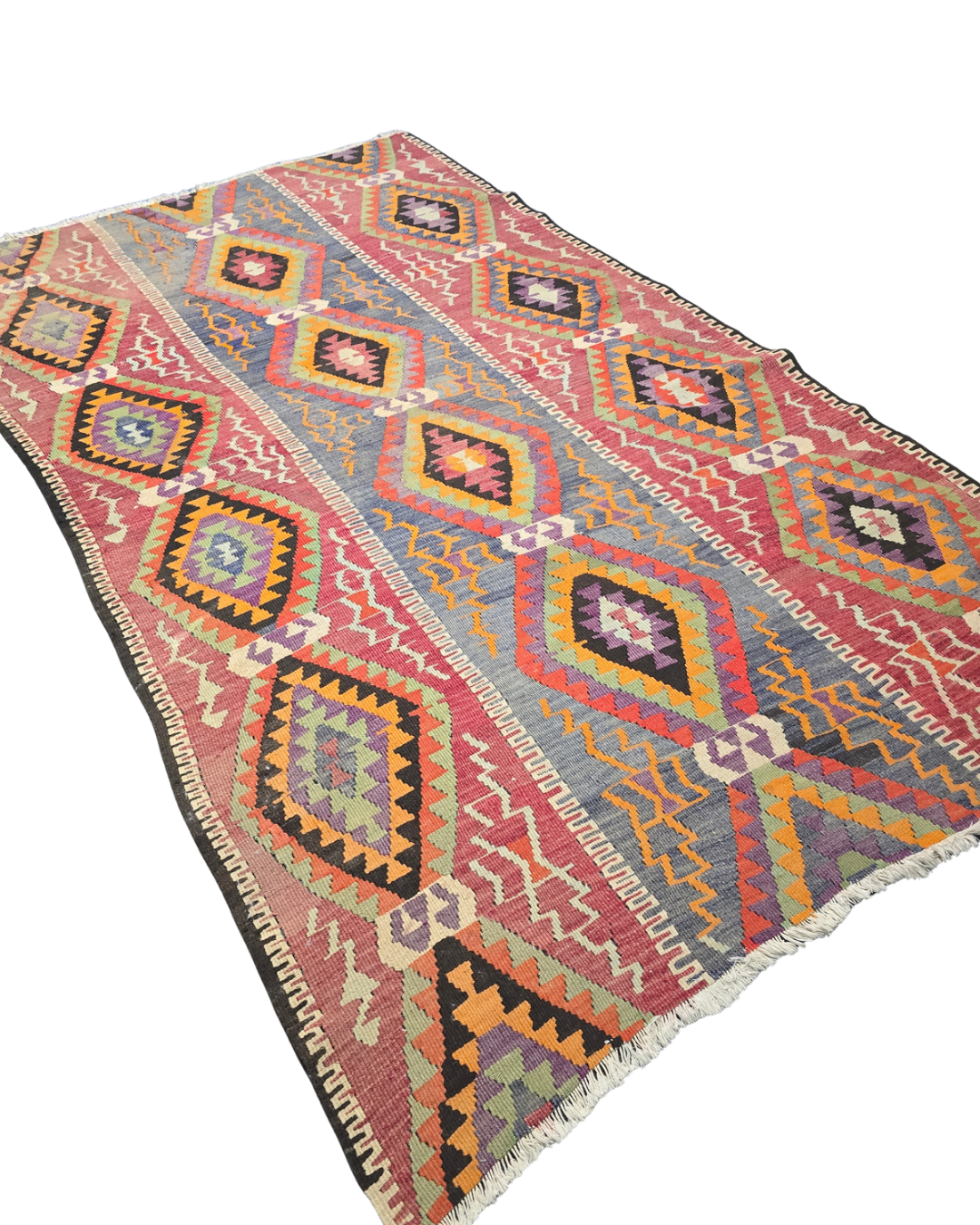 Tribal Kelim Iran 300x180 handgeweven wollen vloerkleed