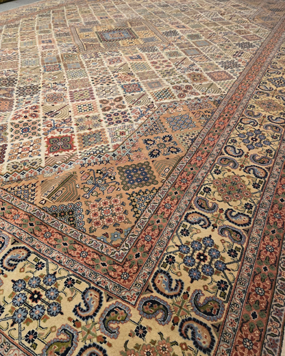 XXL Groot Perzisch tapijt MeyMeH 414x306 wollen vloerkleed iran