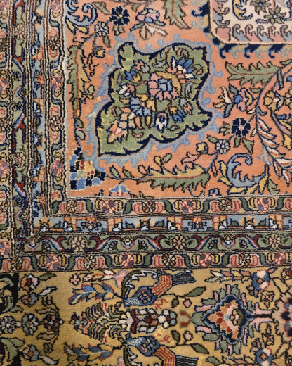 Groot Perzisch tapijt Kirman lavar 402x300 wollen vloerkleed handgeknoopt Iran