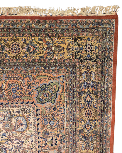 Groot Perzisch tapijt Kirman lavar 402x300 wollen vloerkleed handgeknoopt Iran
