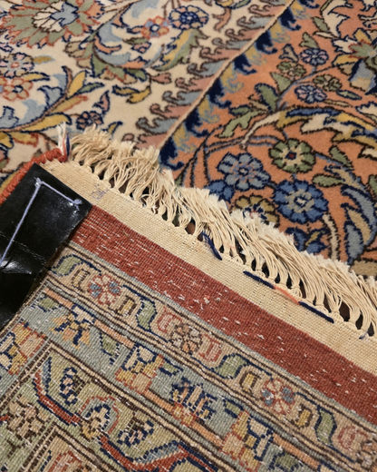 Groot Perzisch tapijt Kirman lavar 402x300 wollen vloerkleed handgeknoopt Iran