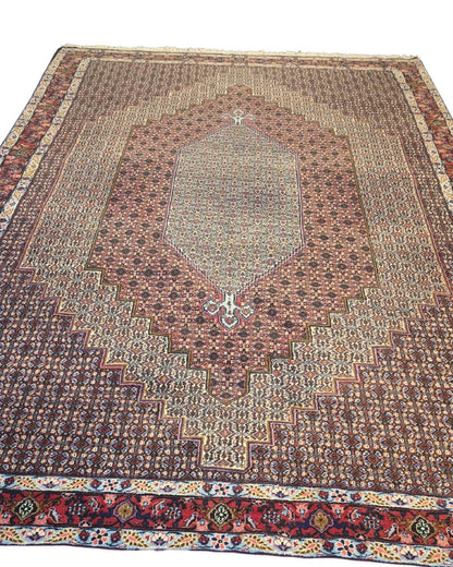 Perzisch tapijt Senneh 300x200 wollen vloerkleed Iran handegeknoopt
