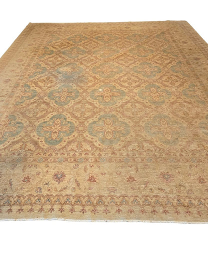 Groot Perzisch tapijt Ziegler 380x310 wollen vloerkleed handgeknoopt Iran