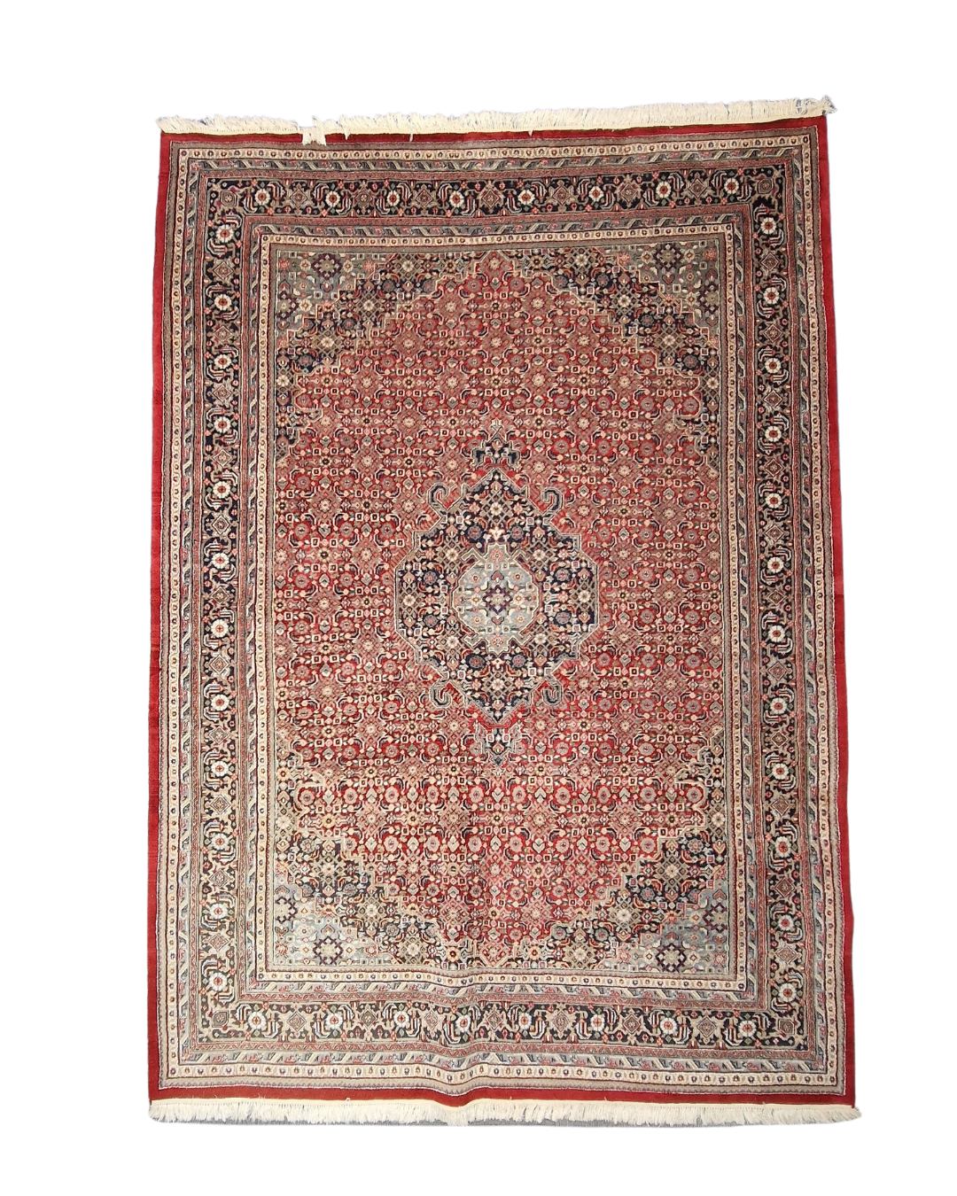 Groot Perzisch tapijt Bidjar 370x255 wollen vloerkleed handgeknoopt