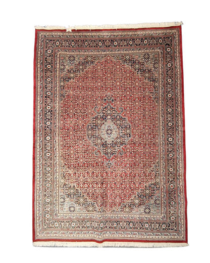 Groot Perzisch tapijt Bidjar 370x255 wollen vloerkleed handgeknoopt