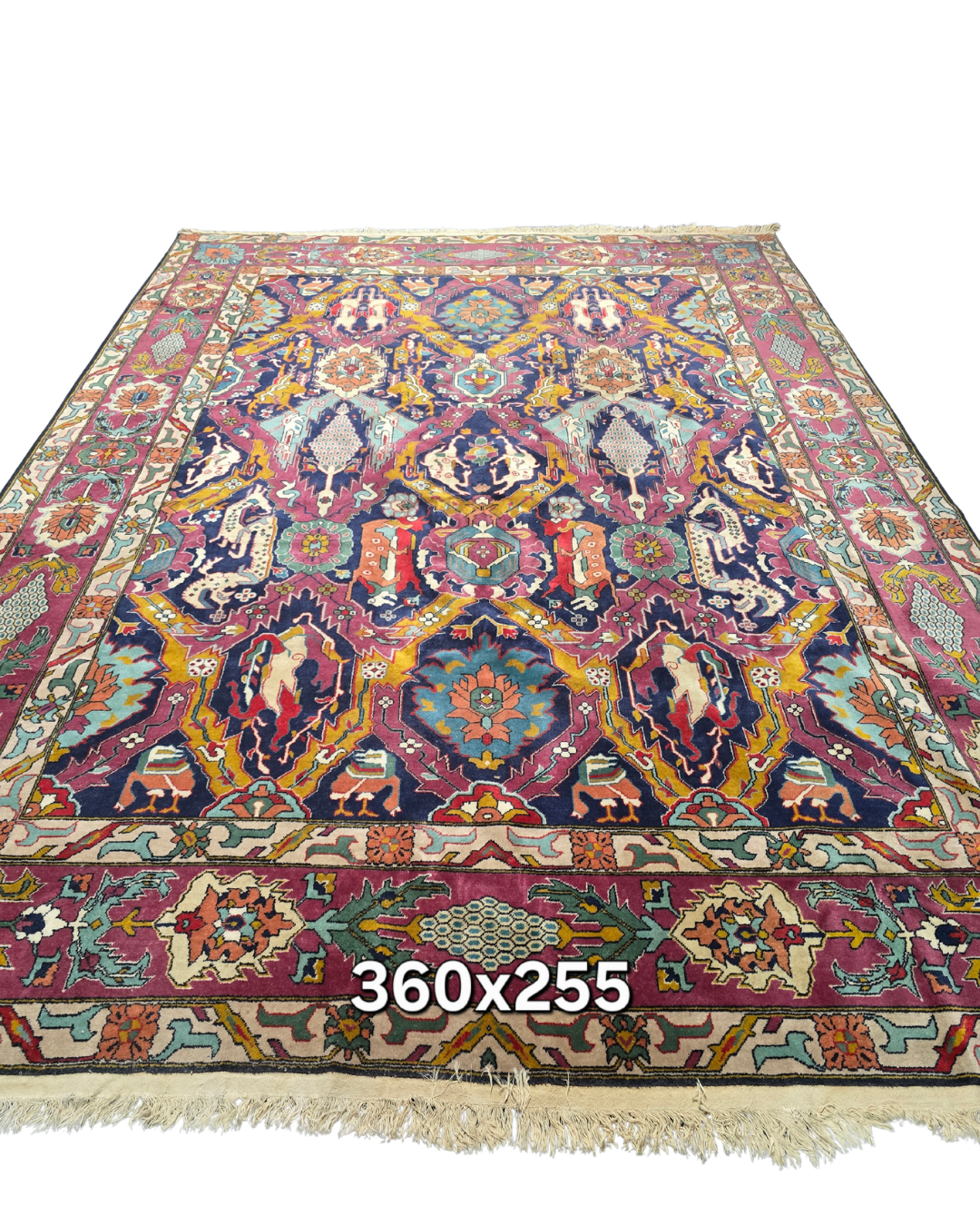 Groot Perzisch tapijt Vishapagorg Armenië wollen vloerkleed Handgeknoopt