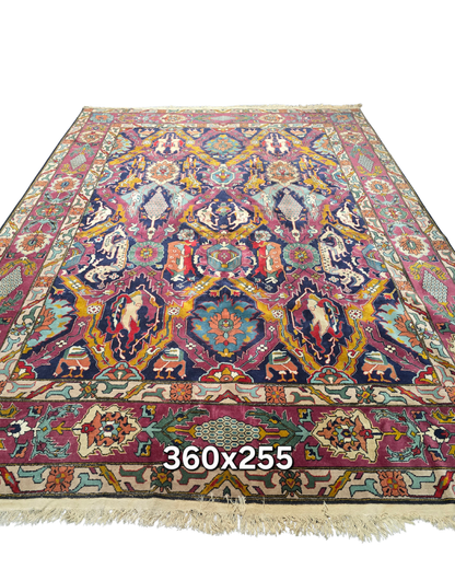 Groot Perzisch tapijt Vishapagorg Armenië wollen vloerkleed Handgeknoopt