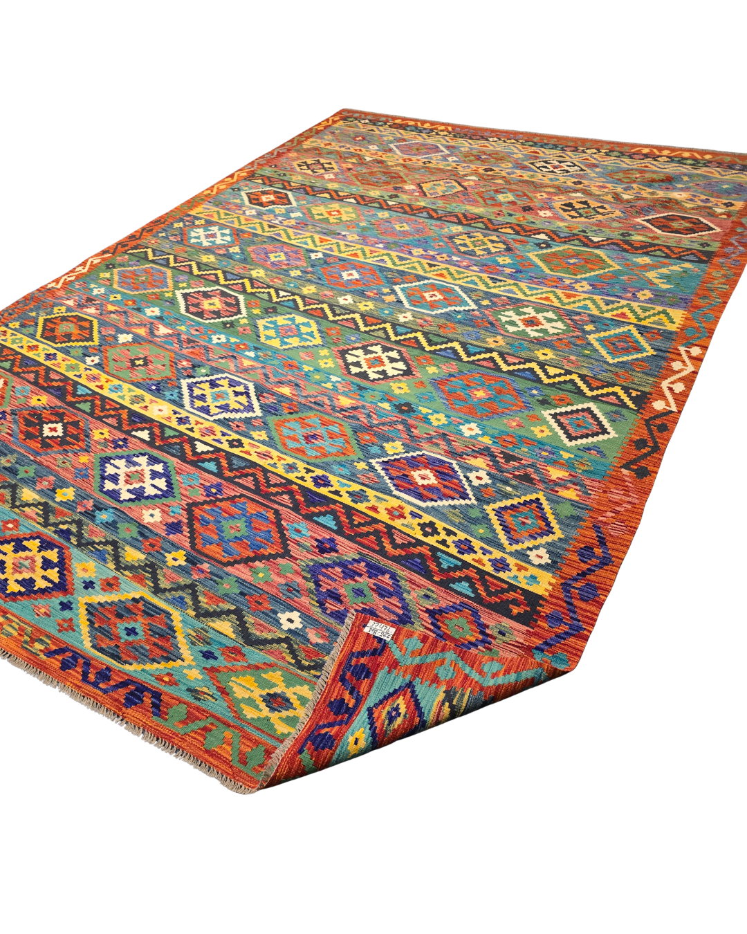 XL Groot Afghan Kelim Tapijt Perzisch 358x255 wollen vloerkleed