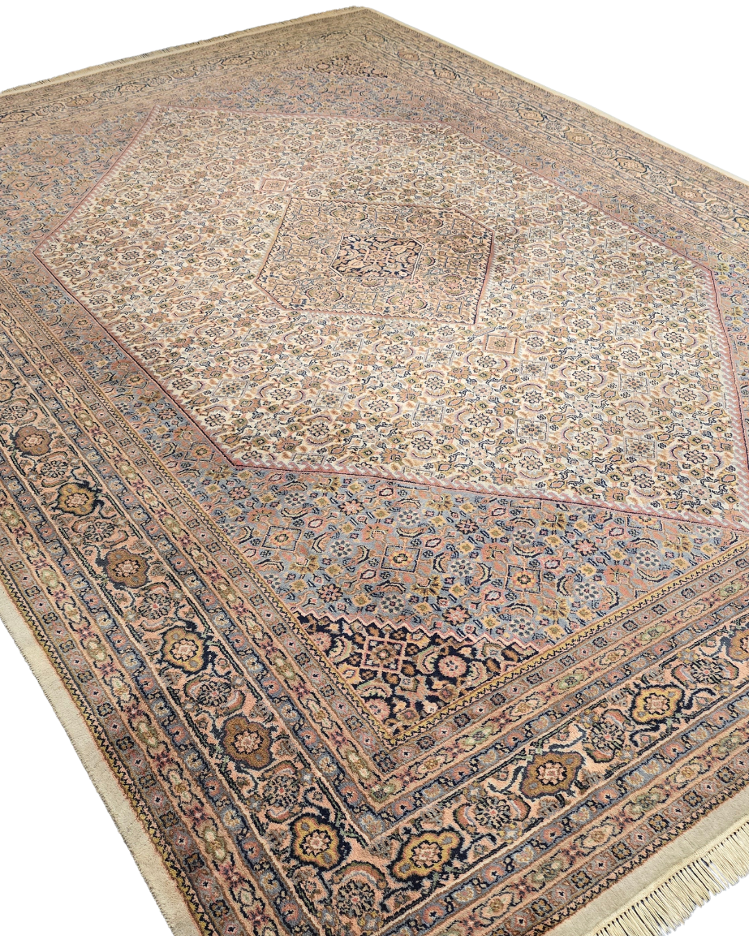 Groot Perzisch tapijt Bidjar 350x250 wollen vloerkleed handgeknoopt