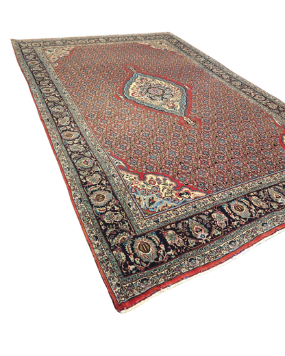 Groot Perzisch tapijt Bidjar 350x230 wollen vloerkleed handgeknoopt Iran