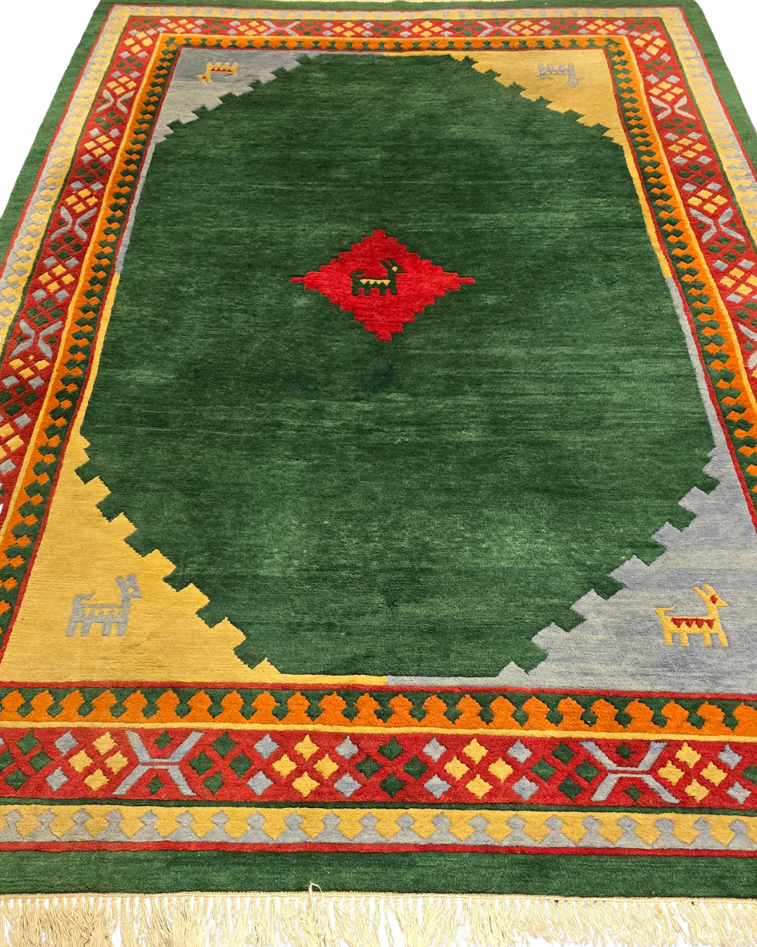 Perzisch tapijt Gabbeh 300x205 wollen vloerkleed handgeknoopt