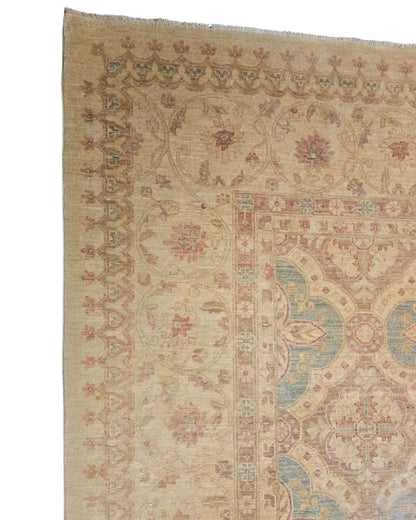 Groot Perzisch tapijt Ziegler 380x310 wollen vloerkleed handgeknoopt Iran