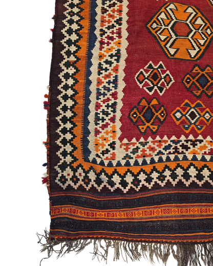 Triball Kelim gashkai 280x160 wollen vloerkleed handgeweven
