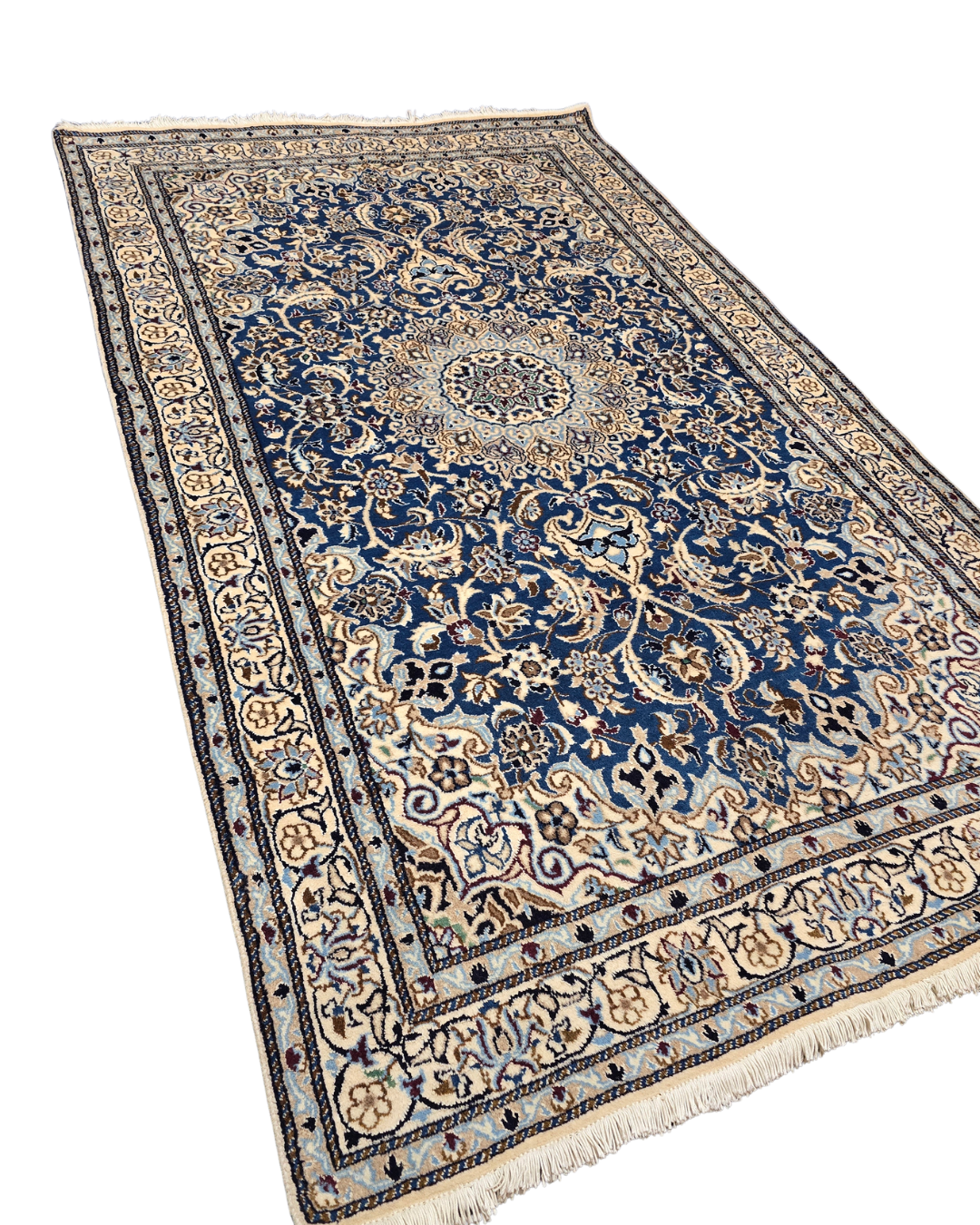 Perzisch tapijt Nain 255x155 wollen vloerkleed handgeknoopt iran