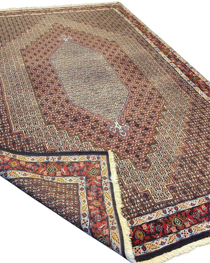 Perzisch tapijt Senneh 300x200 wollen vloerkleed Iran handegeknoopt