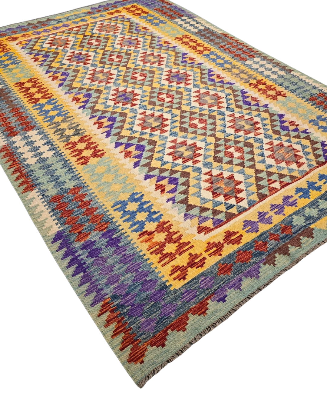 Kelim tapijt Afghan perzisch 299x212 wollen vloerkleed