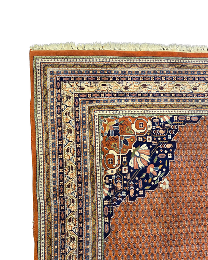 Groot Perzisch tapijt Sarough Mir 350x250 wollen vloerkleed handgeknoopt