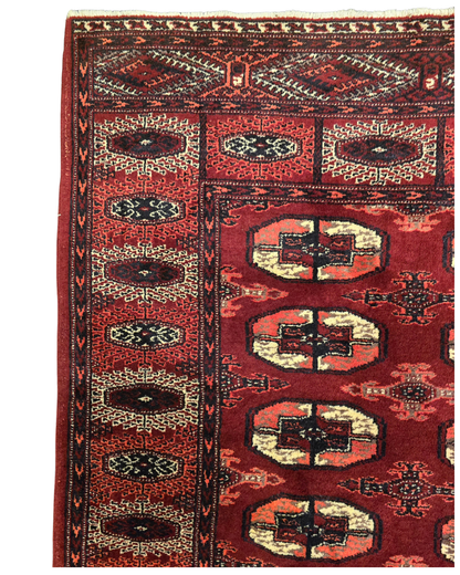 Groot Perzisch tapijt Bokhara 325x245 wollen vloerkleed handgeknoopt Turkmenistan