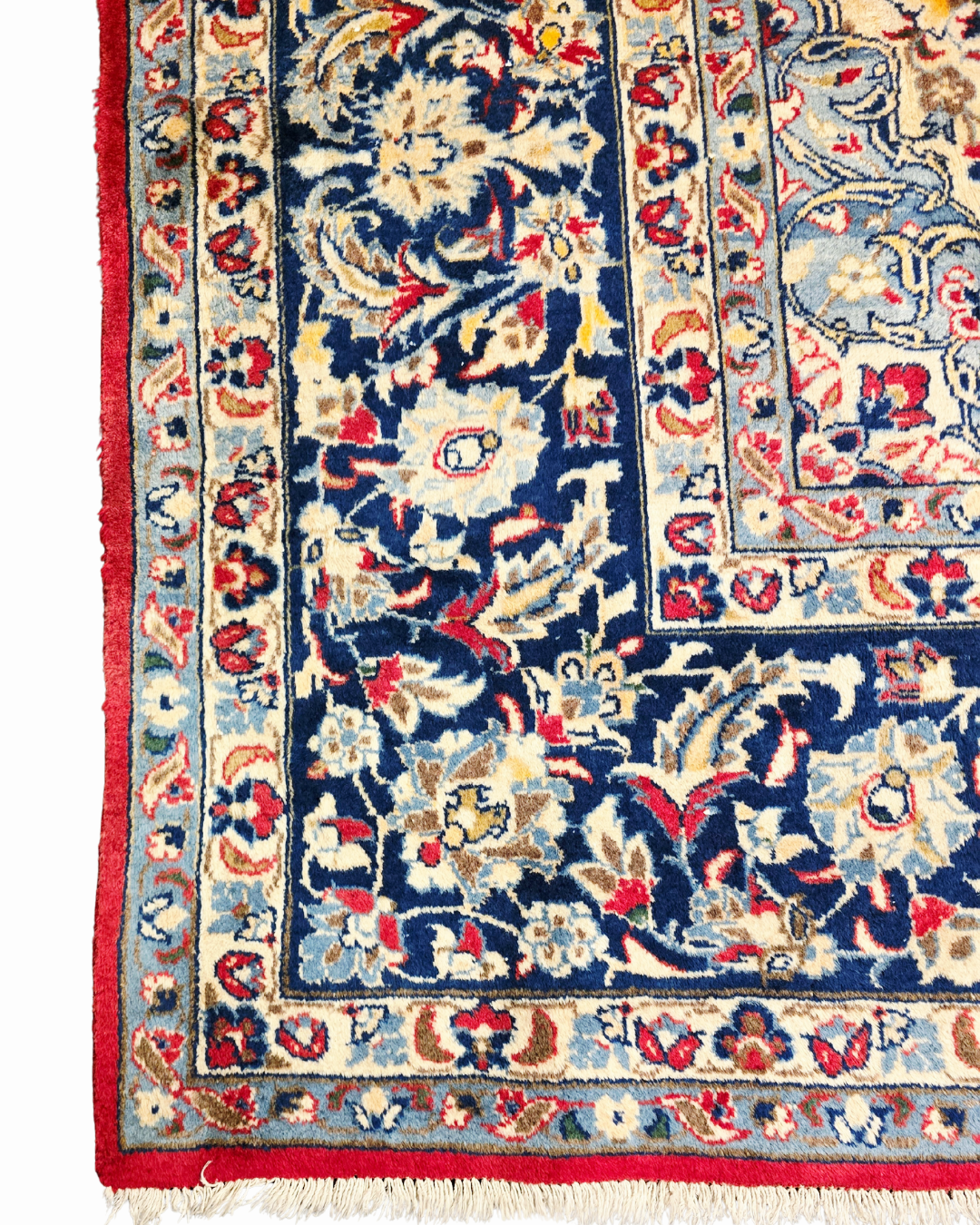 Groot Perzisch tapijt Kashan 400x300 wollen vloerkleed handgeknoopt Iran