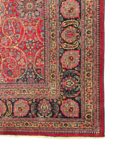 Groot Perzisch Tapijt Mashad 410x310 wollen vloerkleed iran handgeknoopt